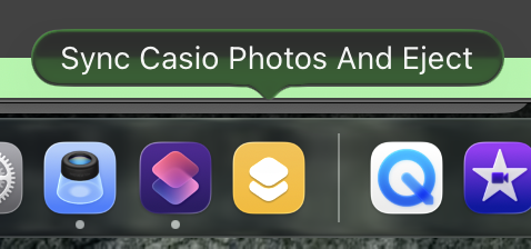 Dock icon for the shortcut
