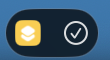 Menu bar icon with check mark
